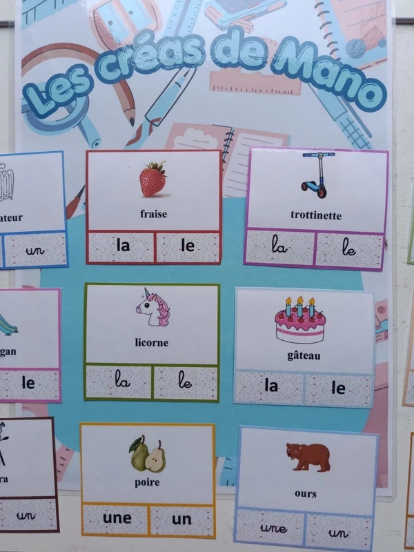 Jeu Grammaire Masculin Féminin 2